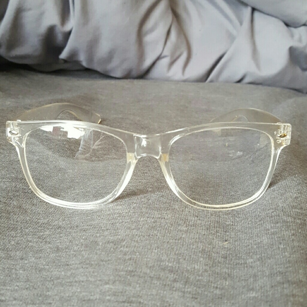 Clear Rayband Style Glasses